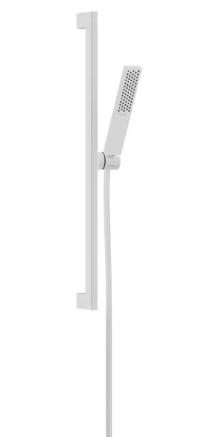 Hansgrohe Pulsify E - Zuhanyfej, rúd és tömlő szett, EcoSmart, matt fehér 24370700