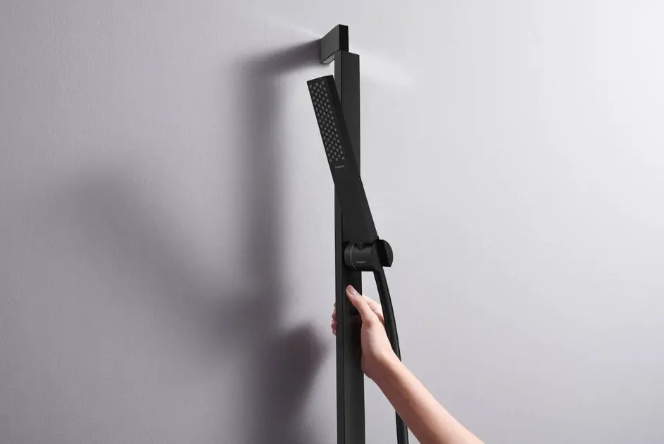 Hansgrohe Pulsify E Set van douchekop, stang en slang, EcoSmart+, mat