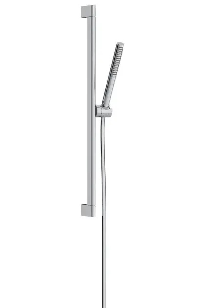 Hansgrohe Pulsify S - Brausegarnitur: Handbrause, Stange und Schlauch, EcoSmart, Chrom 24382000