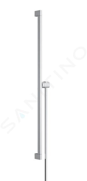 Hansgrohe Unica - Barra de ducha de 95 cm con manguera, cromo 24403000