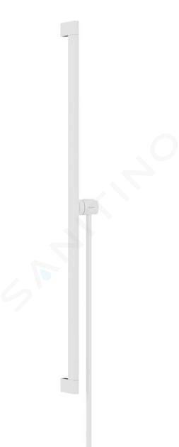 Hansgrohe Unica - Bară de duș 66 cm, cu furtun de duș, alb mat 24404700