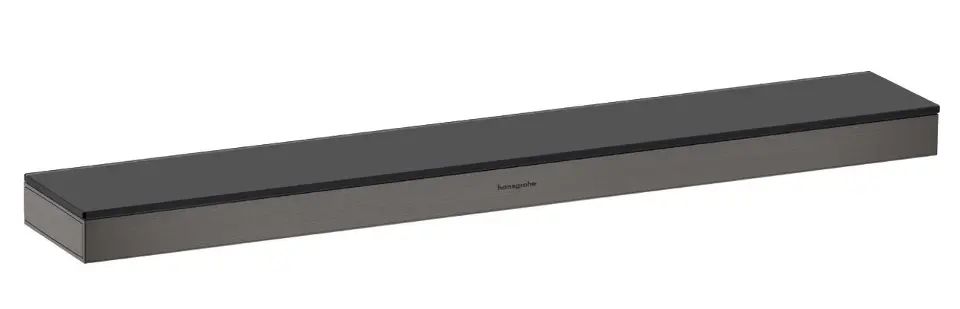 Hansgrohe Rainfinity - Ablage, Länge 50 cm, Chrom schwarz gebürstet 26844340