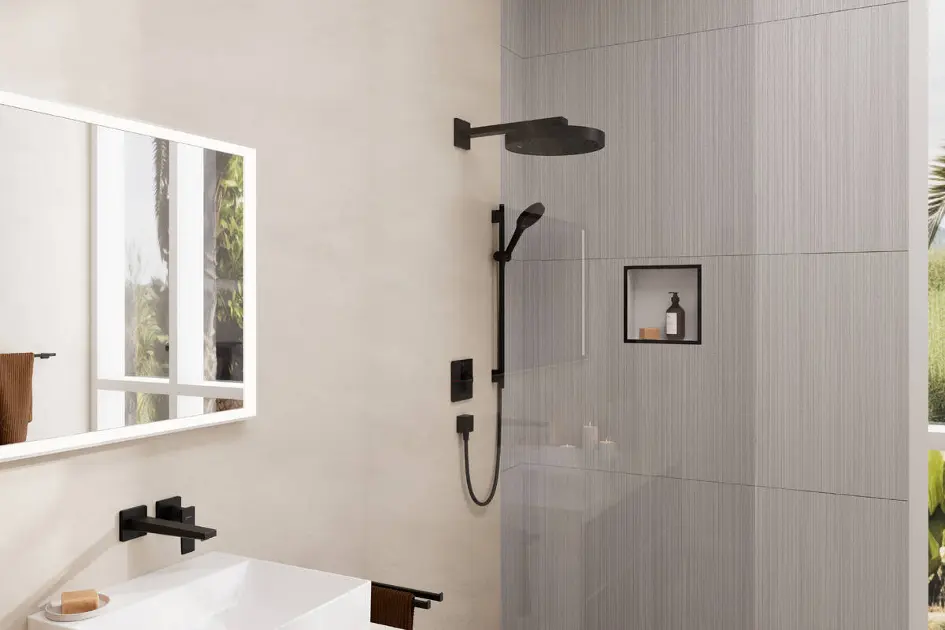 Hansgrohe Rainfinity 250 1jet EcoSmart schwarz chrom gebürstet