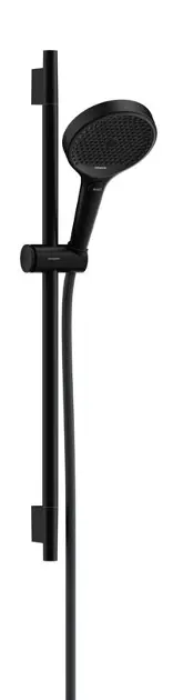 Hansgrohe Rainfinity - Zestaw głowica prysznicowa, drążek i wąż, 3 dysze, EcoSmart, czarny mat 28746670