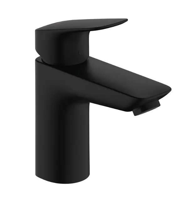 Levně Hansgrohe Logis - Umyvadlová baterie s výpustí, EcoSmart, matná černá 71171670