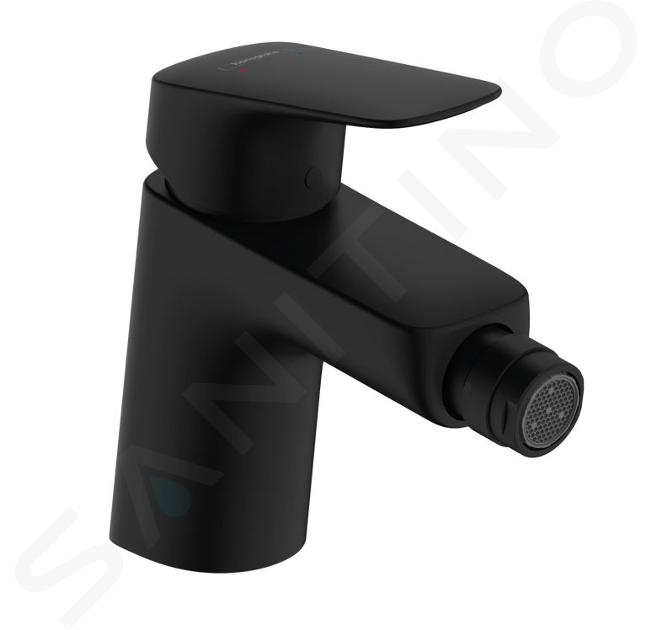 Hansgrohe Logis - Mitigeur de bidet avec vidage, noir mat 71204670