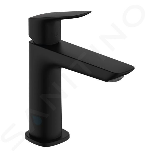 Hansgrohe Logis - Wastafelkraan, EcoSmart, mat zwart 71253670