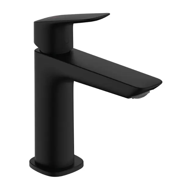 Levně Hansgrohe Logis - Umyvadlová baterie s výpustí, CoolStart, EcoSmart, matná černá 71254670