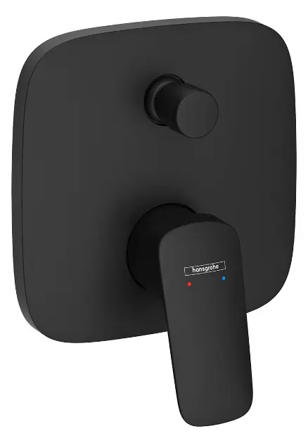 Hansgrohe Logis - Grifo empotrado para 2 dispositivos, negro mate 71407670