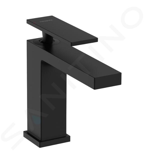 Hansgrohe Tecturis E - Grifo de lavabo, con desagüe, EcoSmart, negro mate 73010670