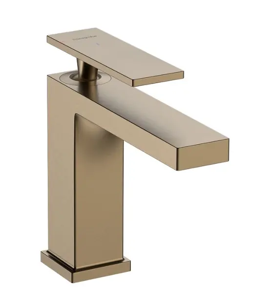 Levně Hansgrohe Tecturis E - Umyvadlová baterie s výpustí, CoolStart, EcoSmart, kartáčovaný bronz 73014140