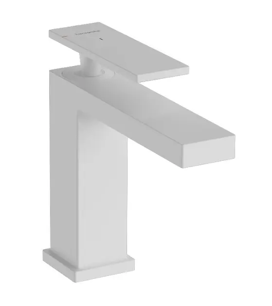 Levně Hansgrohe Tecturis E - Umyvadlová baterie s výpustí, CoolStart, EcoSmart, matná bílá 73014700