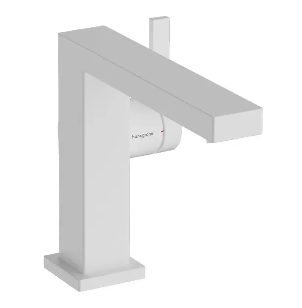 Hansgrohe Tecturis E - Baterie lavoar cu evacuare, CoolStart, EcoSmart, alb mat 73023700
