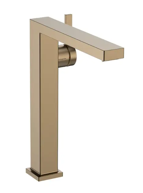 Levně Hansgrohe Tecturis E - Umyvadlová baterie s výpustí Push-Open, CoolStart, EcoSmart, kartáčovaný bronz 73070140