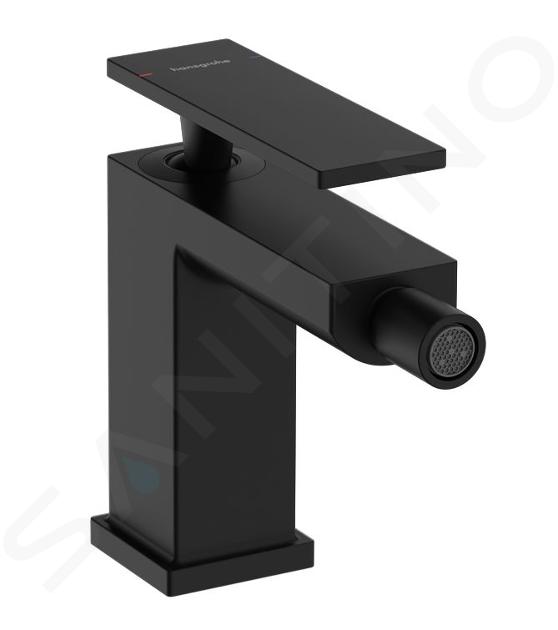 Hansgrohe Tecturis E - Bidetarmatur mit Ablaufgarnitur, schwarz matt 73200670