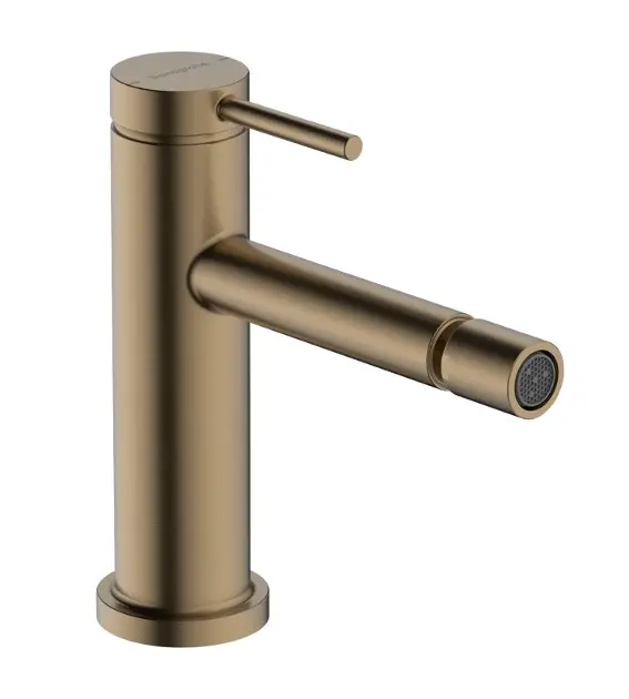 Hansgrohe Tecturis S - Bateria bidetowa z kompletem odpływowym, brąz szczotkowany 73201140