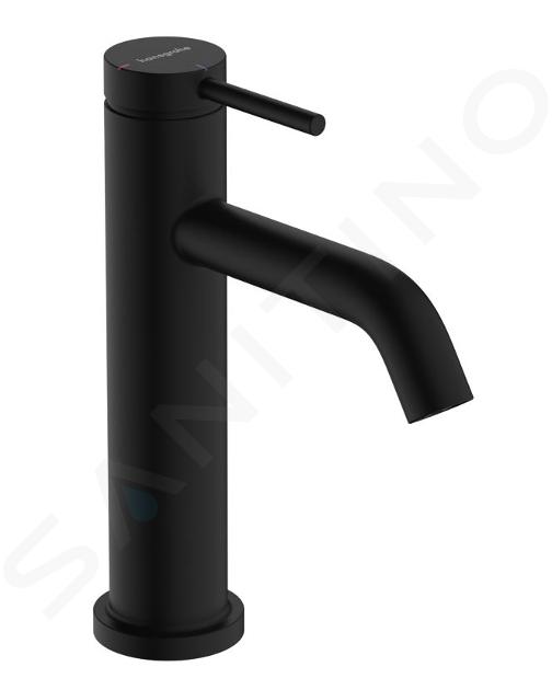 Hansgrohe Tecturis S - Baterie lavoar cu evacuare, CoolStart, EcoSmart, negru mat 73314670