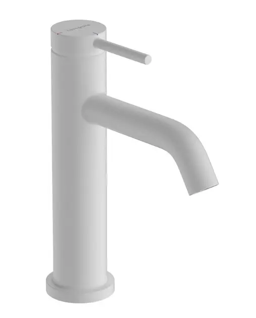 Hansgrohe Tecturis S - Grifo de lavabo, con desagüe, CoolStart, EcoSmart, blanco mate 73314700