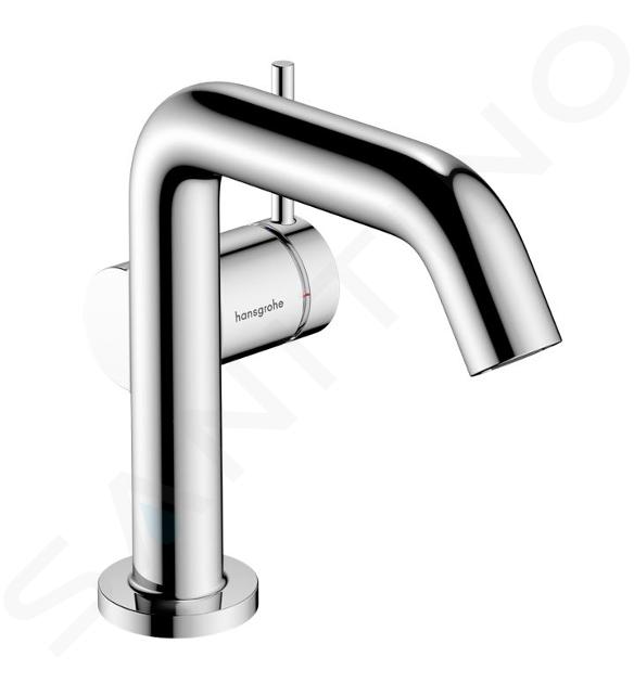 Hansgrohe Tecturis S - Wastafelkraan met afvoerplug Push-Open, CoolStart, EcoSmart chroom 73320000