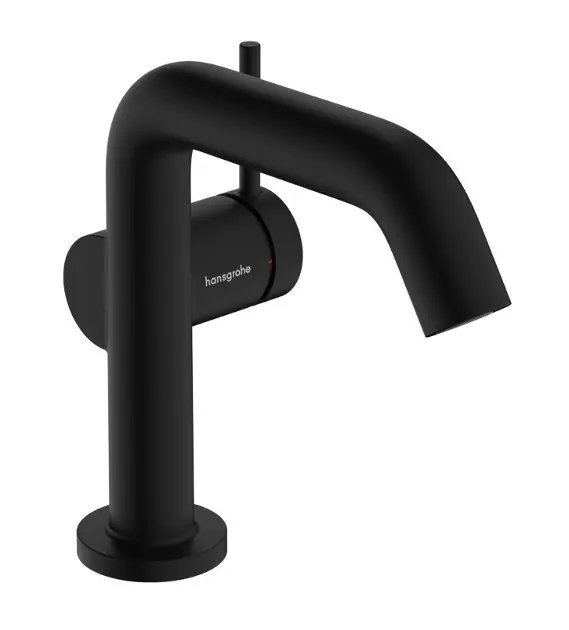 Hansgrohe Tecturis S - Tvättställsblandare med Push-Open-pip, CoolStart, EcoSmart, matt svart 73320670