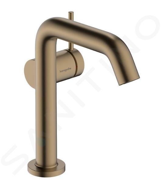 Hansgrohe Tecturis S - Baterie lavoar cu evacuare Push-Open, CoolStart, EcoSmart, bronz periat 73340140