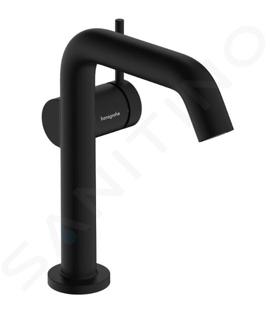 Hansgrohe Tecturis S - Grifo de lavabo, con desagüe, CoolStart, EcoSmart, negro mate 73340670