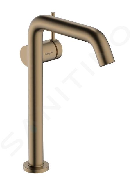 Hansgrohe Tecturis S - Wastafelkraan met afvoerplug Push-Open, CoolStart, EcoSmart, geborsteld brons 73370140