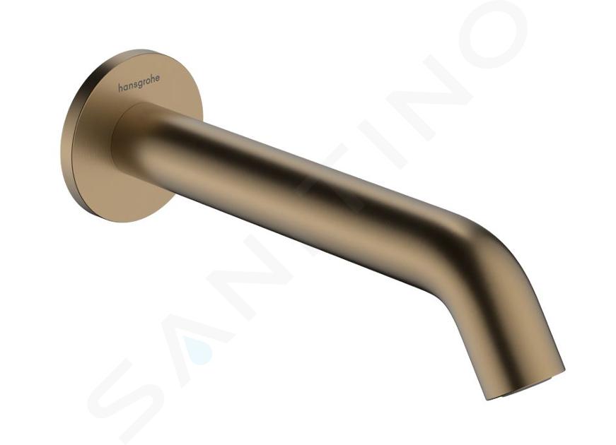 Hansgrohe Tecturis S - Caño de bañera, color bronce cepillado 73411140