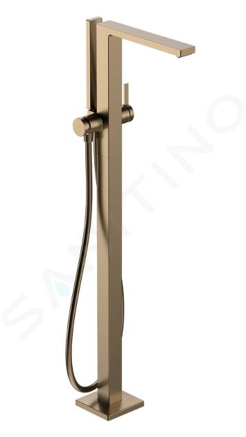 Hansgrohe Tecturis E - Grifo de suelo para bañera, bronce cepillado 73445140