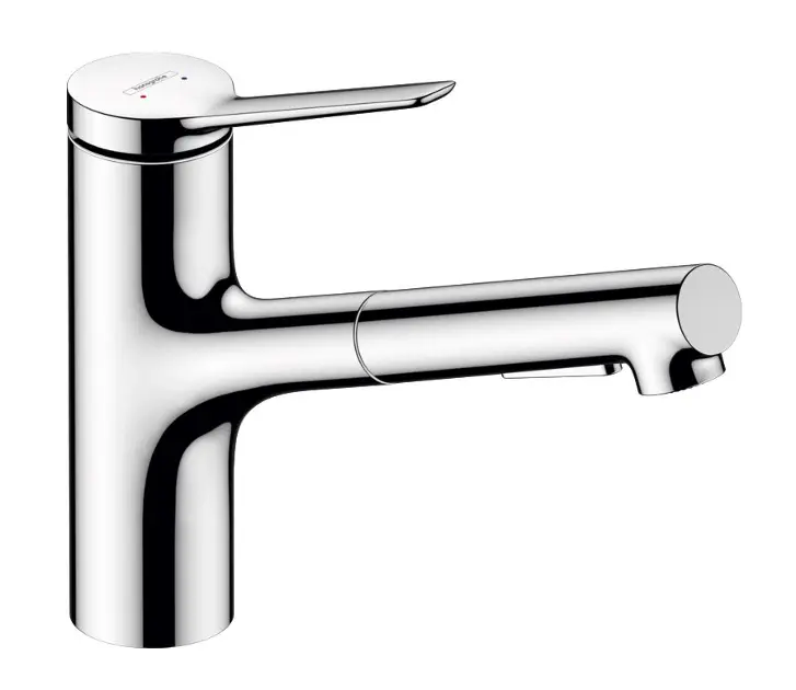 Hansgrohe Zesis M33 - Drezová batéria s výsuvnou spŕškou, sBox, chróm 74821000