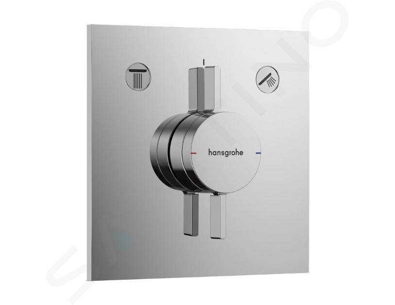 Hansgrohe DuoTurn E - Batéria pod omietku, na 2 spotrebiče, chróm 75417000