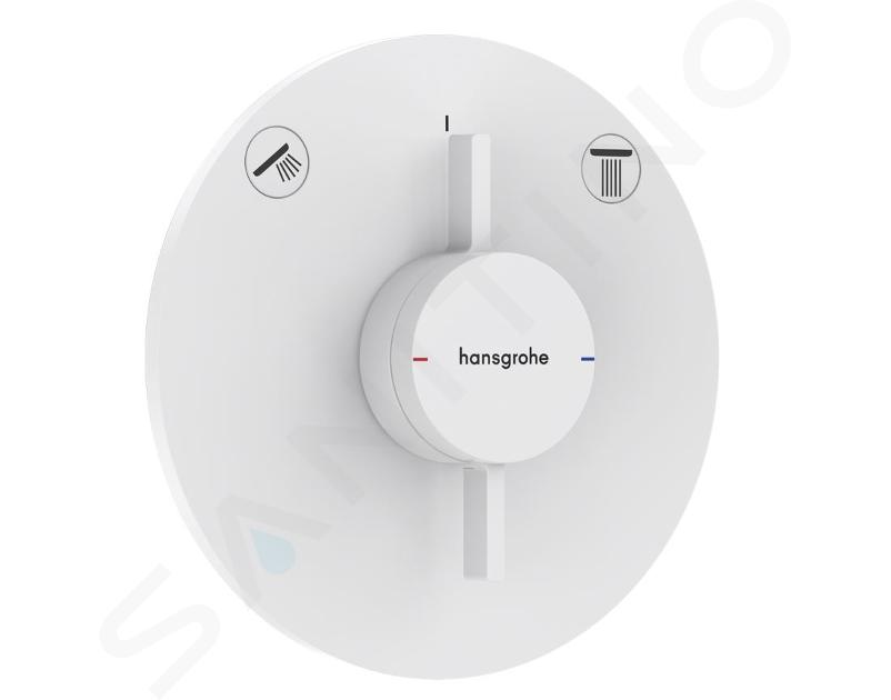 Hansgrohe DuoTurn S - Grifo empotrado para 2 aparatos, blanco mate 75418700