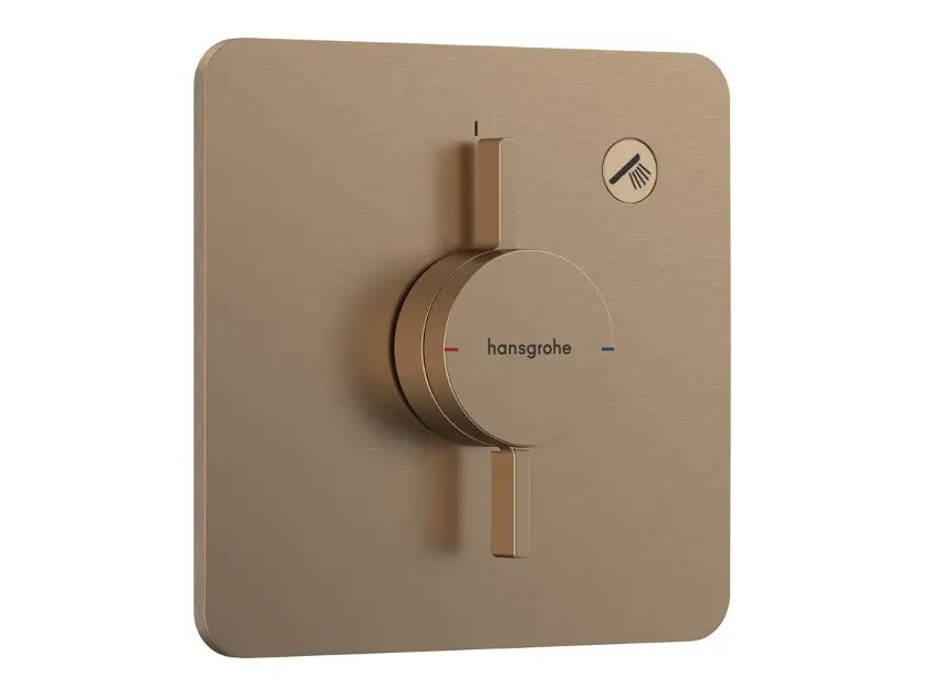 Hansgrohe DuoTurn Q - Brusearmatur til skjult installation, børstet bronze 75614140