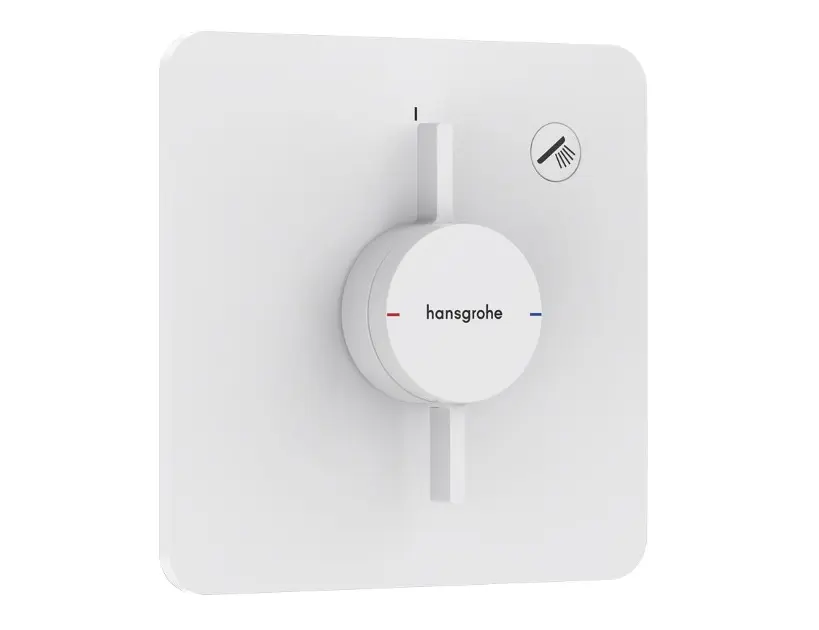 Hansgrohe DuoTurn Q - Brusearmatur til skjult installation, mat hvid 75614700