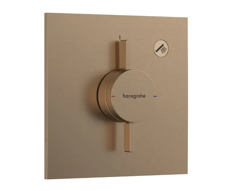 Hansgrohe DuoTurn E - Brusearmatur til skjult installation, børstet bronze 75617140