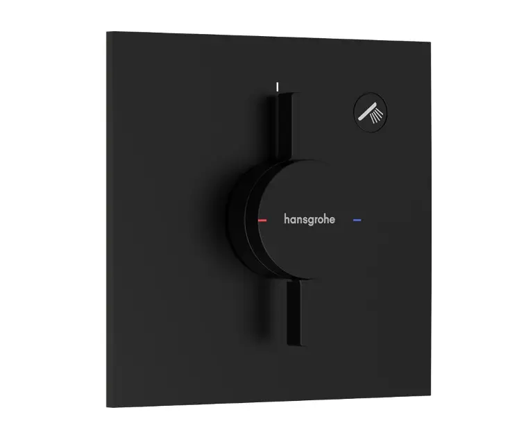 Hansgrohe DuoTurn E Inbouw douchekraan, mat zwart 75617670 Sanitino.nl