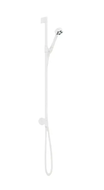 Levně Axor One - Set sprchové hlavice, tyče a hadice, 2 proudy, EcoSmart, matná bílá 48791700
