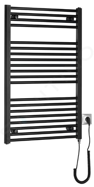 Aqualine Toalleros eléctricos - Elemento calefactor 60x96 cm, 400 W, negro mate ILE96TB