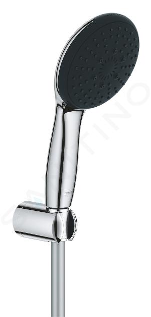 Grohe Vitalio Start - Set de pommeau de douche, support et flexible, 3 jets, chrome 26769001