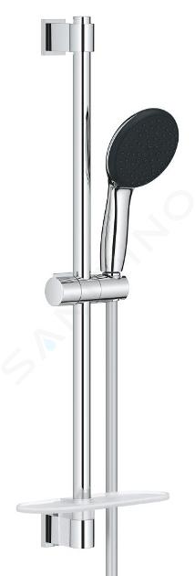 Grohe Vitalio Start - Set doccetta, flessibile e asta con mensola, 2 getti, cromo 26952001