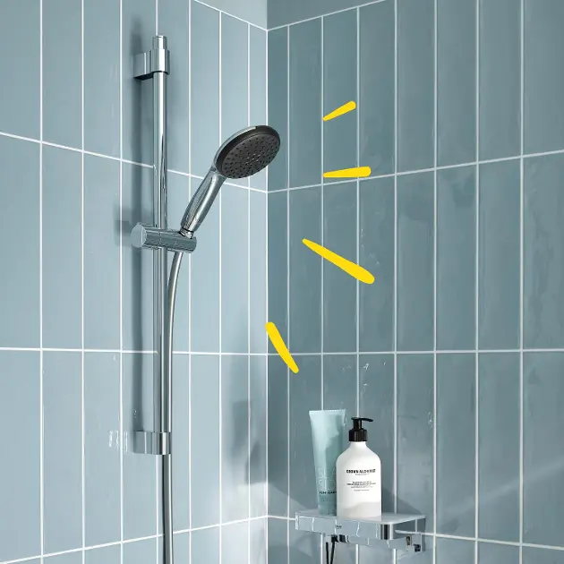 Crosswater MPRO Handdoucheset - 1 stand - chroom - PRO963C