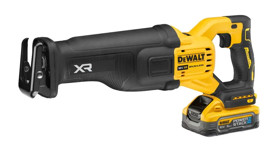 DeWALT Outillage - Scie sabre à batterie 18 V, 2 batteries 5,0 Ah