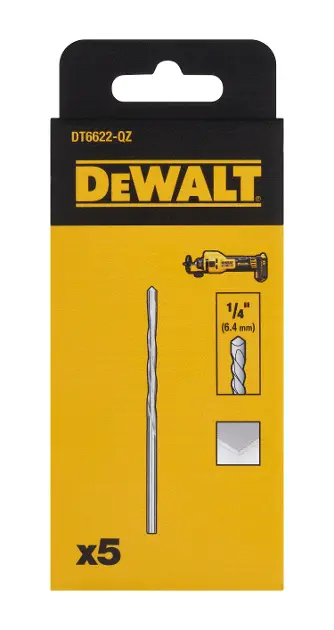 DeWALT Příslušenství - Řezný nástroj na sádrokarton 6,4 mm, 5 ks DT6622