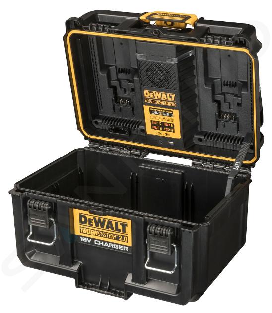 DeWALT Accessori - Caricabatterie doppio 4A, per batterie da 18V, in valigetta TOUGHSYSTEM DWST83471