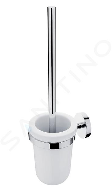 Nimco Unix - Wand-WC-Bürste, mit Halter, Chrom UN 13094KU-26