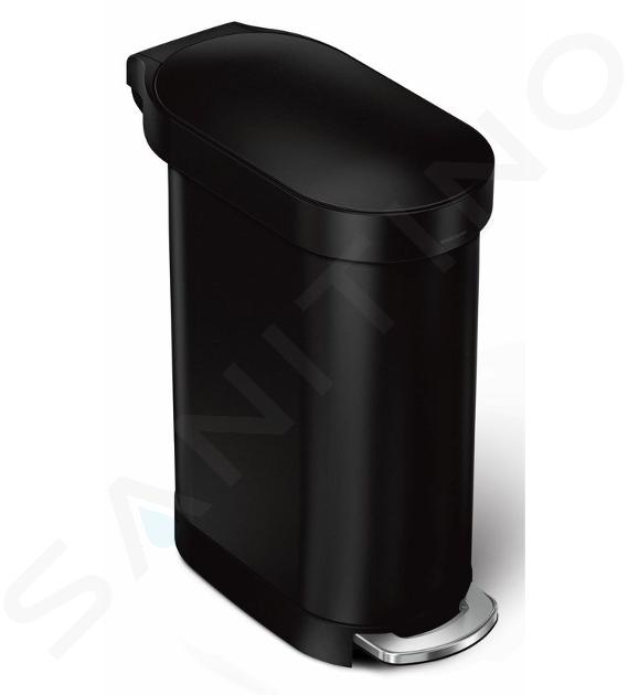 Simplehuman Poubelles - Poubelle 45 l, noir mat CW2098