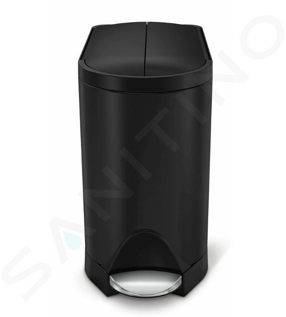 Simplehuman Pattumiere - Cestino per rifiuti 10 L, nero opaco CW2104