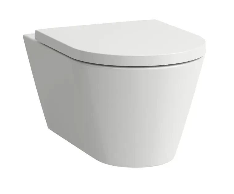 Laufen Kartell - Wall-hung WC, Rimless, LCC, matt white H8213314000001
