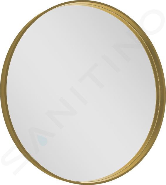 Sapho Notion - Miroir dans un cadre, diamètre 80 cm, or mat NT800G