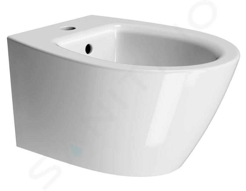 Sapho GSI Modo - Závesný bidet, otvor na batériu, ExtraGlaze, biela 9864111